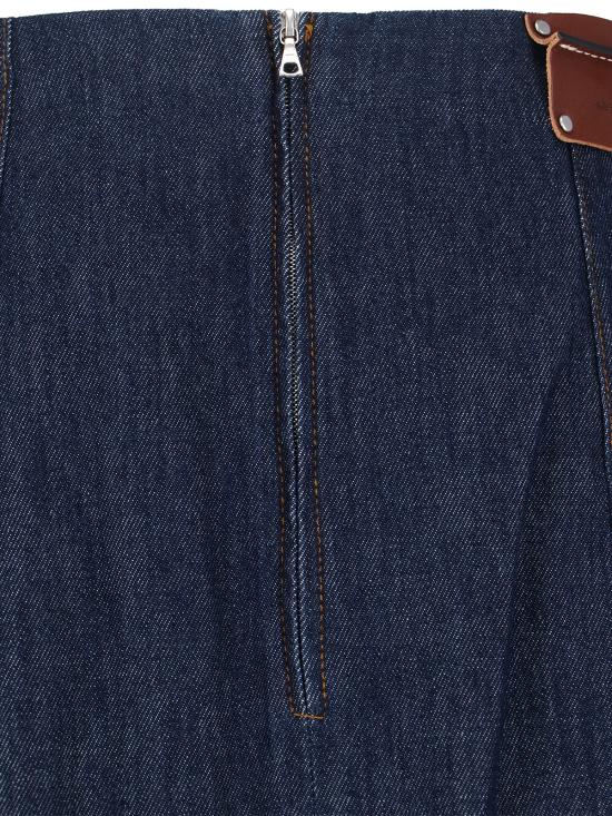 26SS 드리스 반 노튼 미디 스커트 130863 3385 507 Blue - DRIES VAN NOTEN