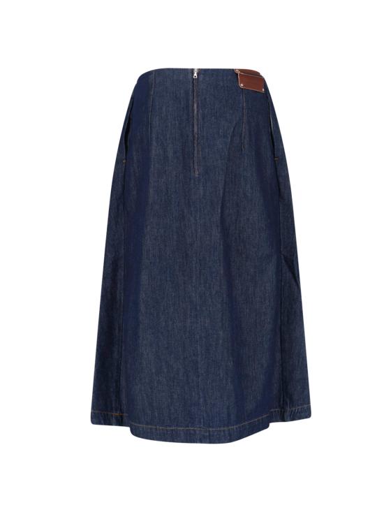 26SS 드리스 반 노튼 미디 스커트 130863 3385 507 Blue - DRIES VAN NOTEN