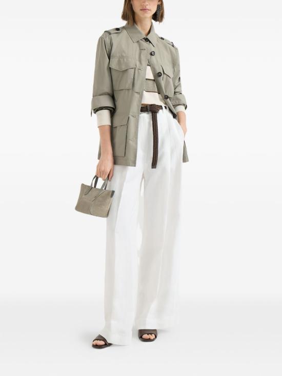 26SS 브루넬로 쿠치넬리 자켓 MR4577856 C6539 Kaki - BRUNELLO CUCINELLI