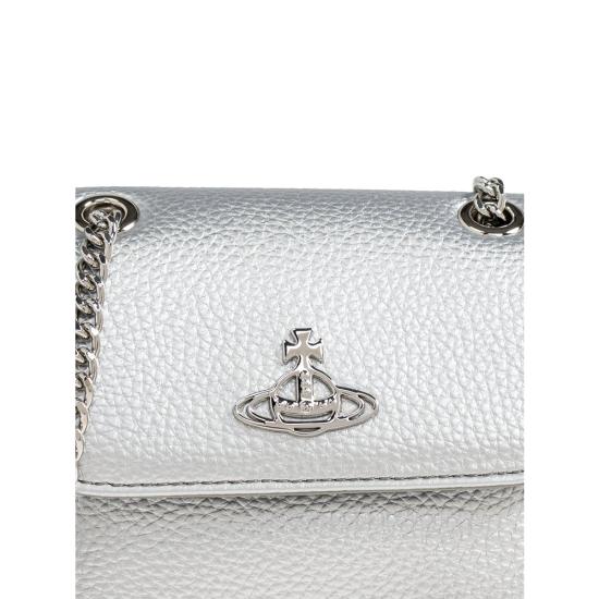 25FW 비비안웨스트우드 크로스백 5C01000CWS000DQ401 SILVER DOM - VIVIENNE WESTWOOD