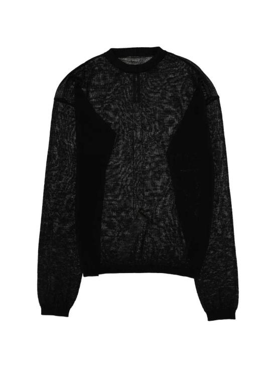 26SS 릭 오웬스 스웨터 RU01F2670KMP 9 BLACK