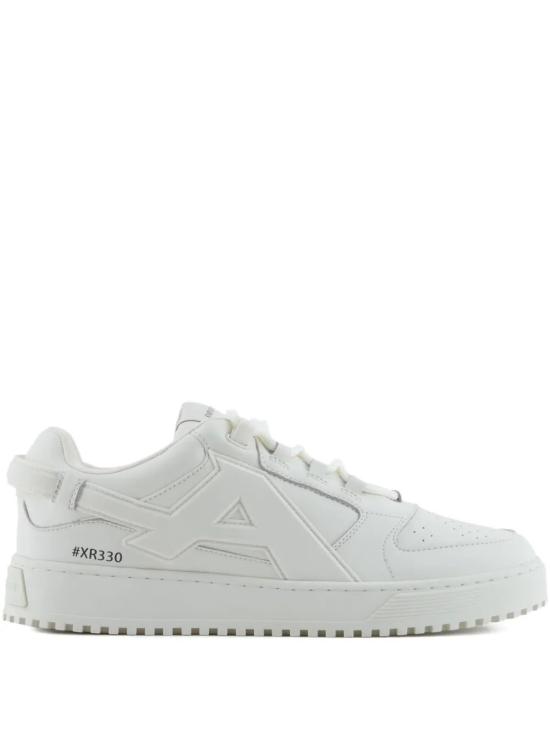 25FW 엠포리오 아르마니 스니커즈 EM003670AF19554U0011 WHITE