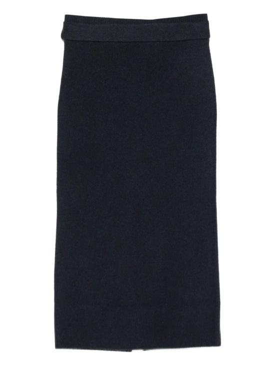 25FW 엠포리오 아르마니 미디 스커트 EW001250AF19918UB092 NAVYBLUE - EMPORIO ARMANI