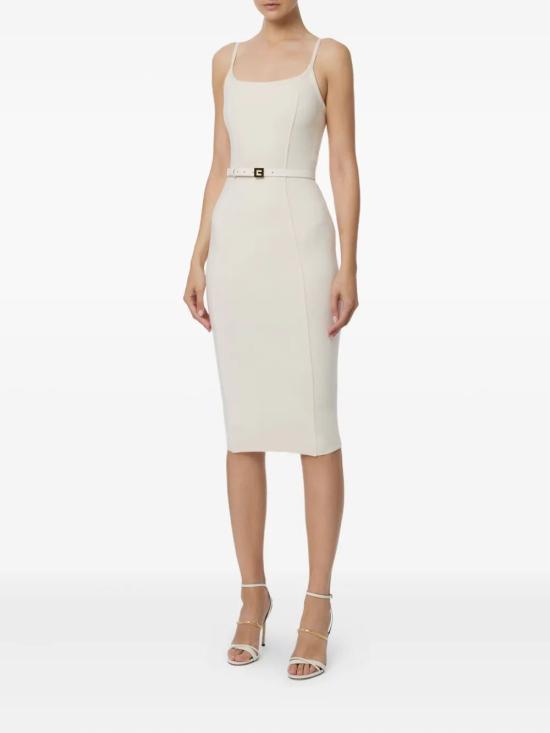 25FW 엘리자베타프랜치 미디 원피스 AM14S56E2DZ9MILK BEIGE - ELISABETTA FRANCHI