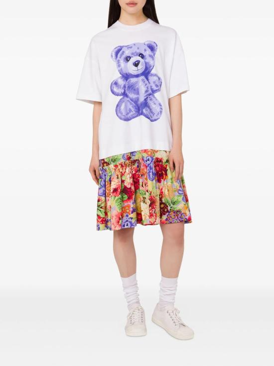 25FW 모스키노 미디 원피스 252E046055622888M WHITE - MOSCHINO