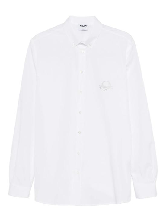 25FW 모스키노 긴팔 셔츠 252ZZ022552351001 WHITE