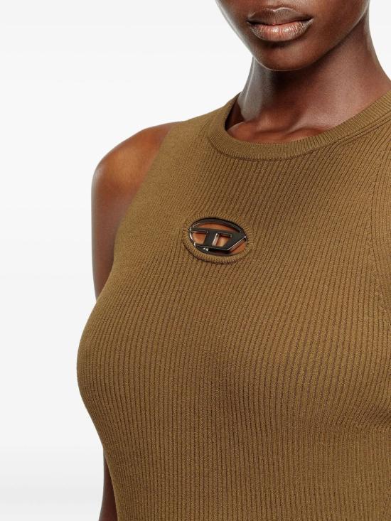 25FW 디젤 미디 원피스 A174490DLAX5FP BROWN - DIESEL