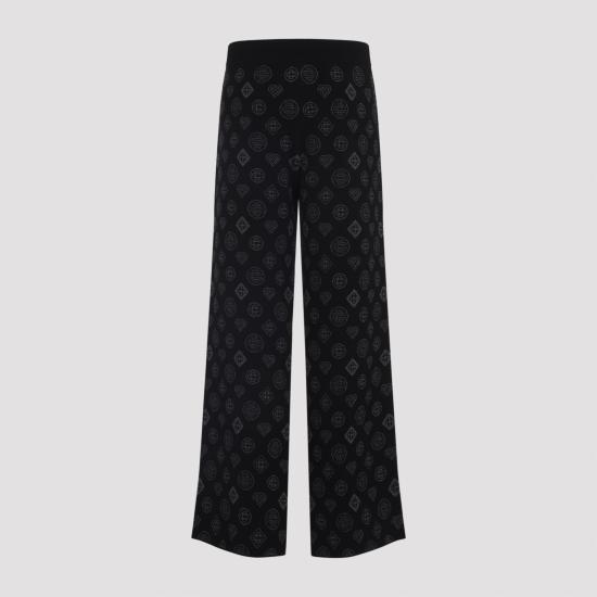 25FW 카사블랑카 스트레이트 팬츠 MAW25KW112501 BLACK - CASABLANCA