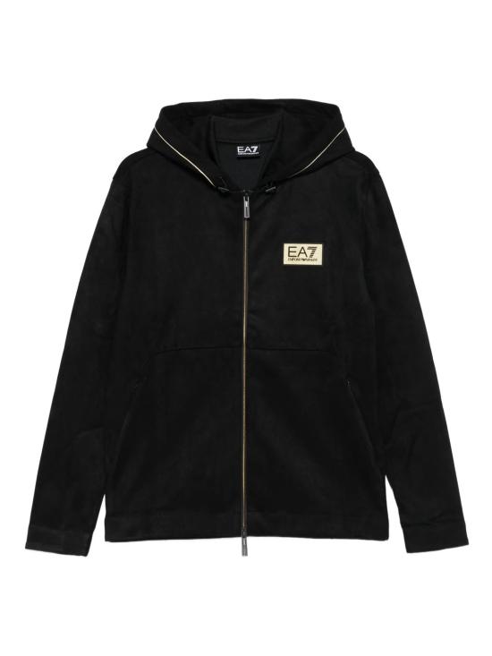 25FW 엠포리오 아르마니 후드 티셔츠 7M000675AF6718UC001 BLACK