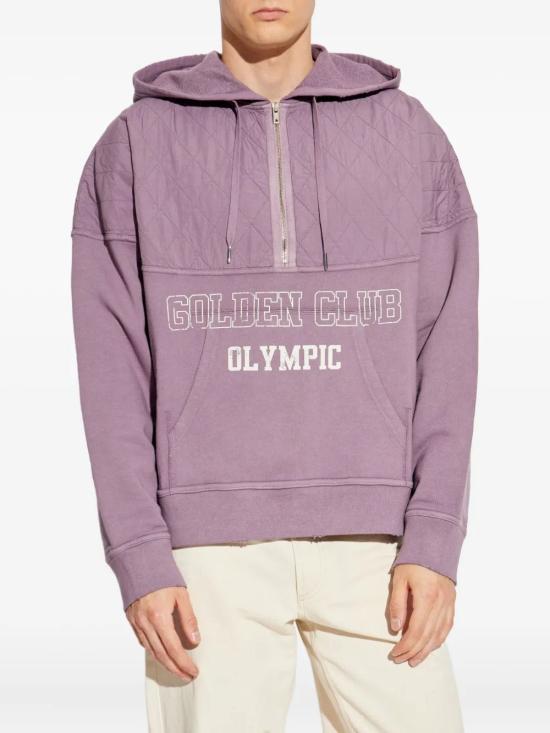 25FW 골든구스 코튼 스웨트셔츠 GUP02331P00213445177 PURPLE - GOLDEN GOOSE