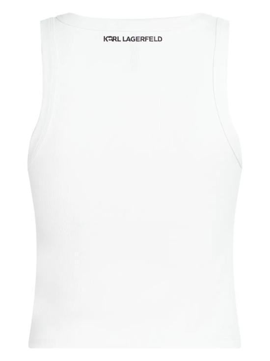 25FW 칼라거펠트 반팔 티셔츠 A2W45008100 WHITE - KARL LAGERFELD