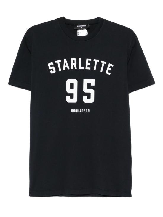 25FW 디스퀘어드2 반팔 티셔츠 S71GD1581D20035487 BLACK