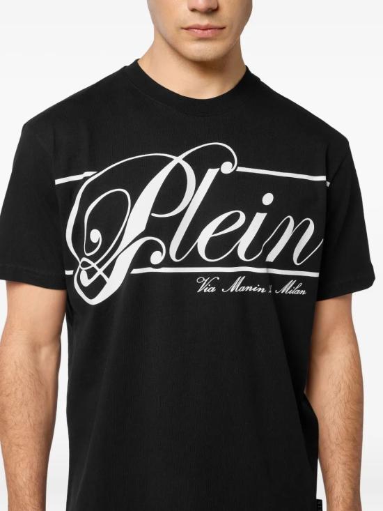 25FW 필립 플레인 반팔 티셔츠 FAECMTK847302 BLACK - PHILIPP PLEIN