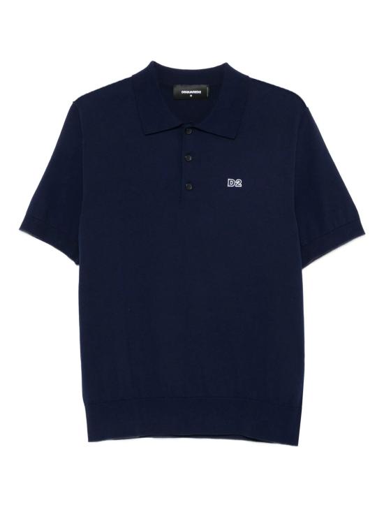 25FW 디스퀘어드2 반팔 티셔츠 S74HA1452D13018477 BLUE