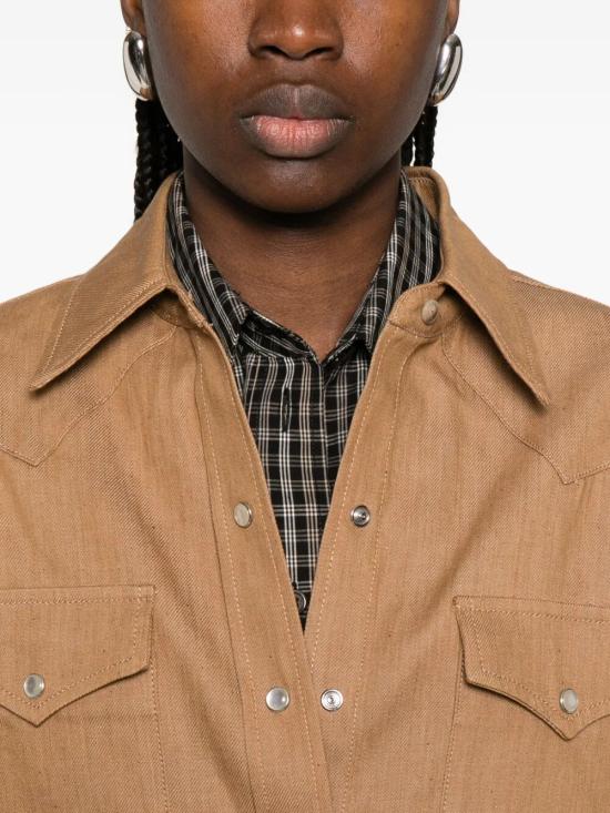 26SS 아페쎄 셔츠 COHLYF12644 CAC BROWN - A.P.C.