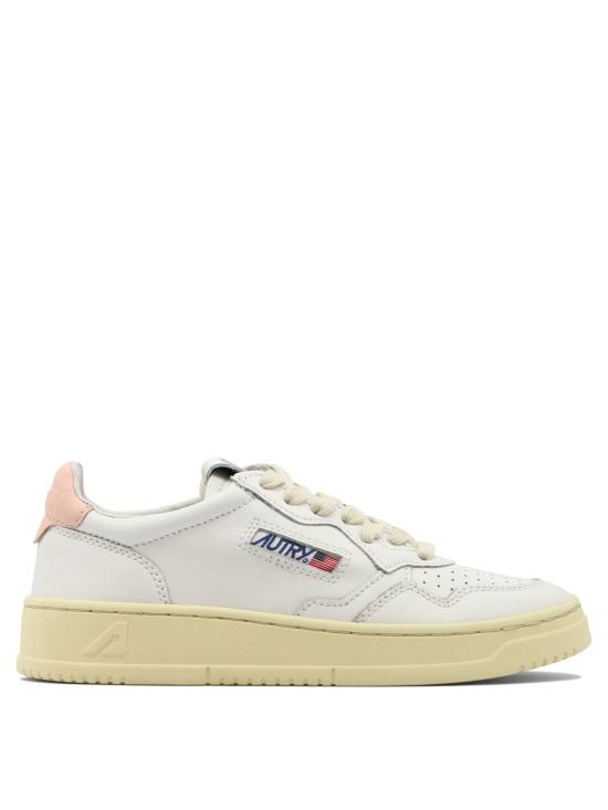 26SS 오트리 메달리스트 로우 레더 스니커즈 AULWLL16 WHITE