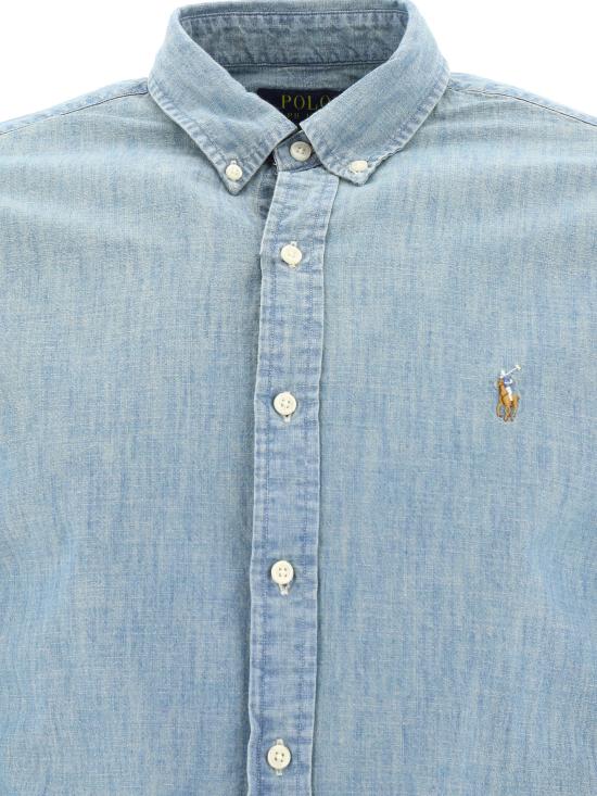 26SS 폴로 랄프로렌 긴팔 셔츠 710548538001CHAMBRAY LIGHT BLUE - POLO RALPH LAUREN