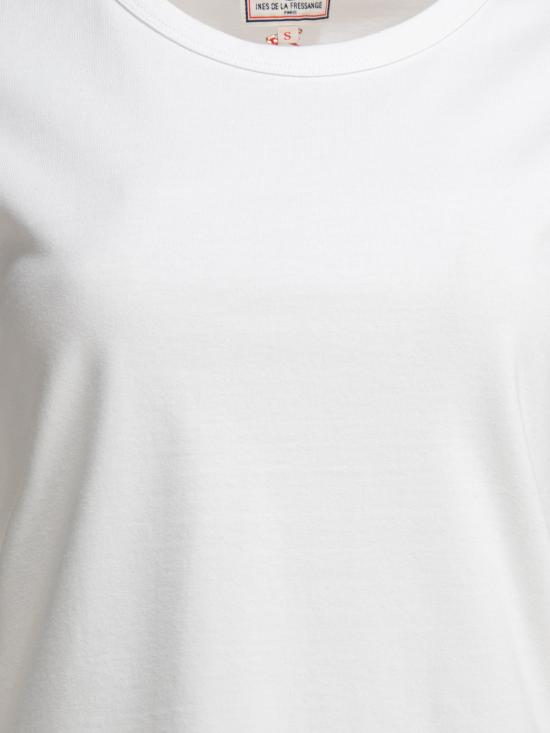 26SS 이네스 드 라 프레상쥬 반팔 티셔츠 16Y090CO387P100 BEIGE - INES DE LA FRESSANGE