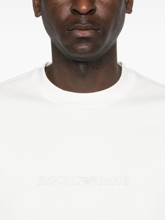 26SS 엠포리오 아르마니 스웨터 EM004541AF10013M0307 WHITE - EMPORIO ARMANI