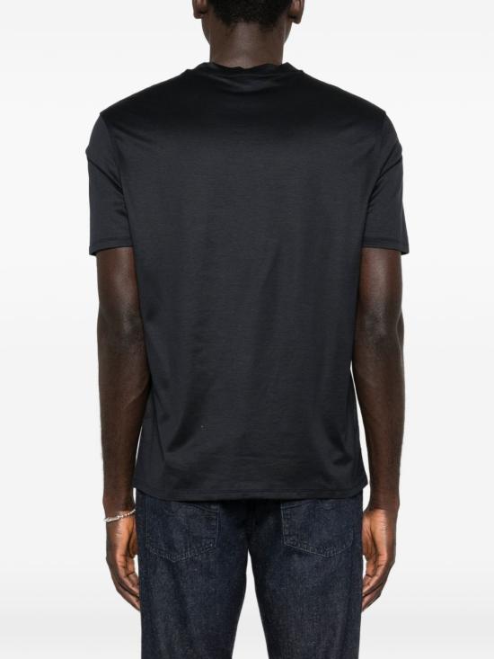 26SS 엠포리오 아르마니 반팔 티셔츠 EM004581AF10017UB118 BLUE - EMPORIO ARMANI