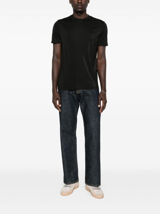 26SS 엠포리오 아르마니 반팔 티셔츠 EM004586AF13721UC001 BLACK - EMPORIO ARMANI