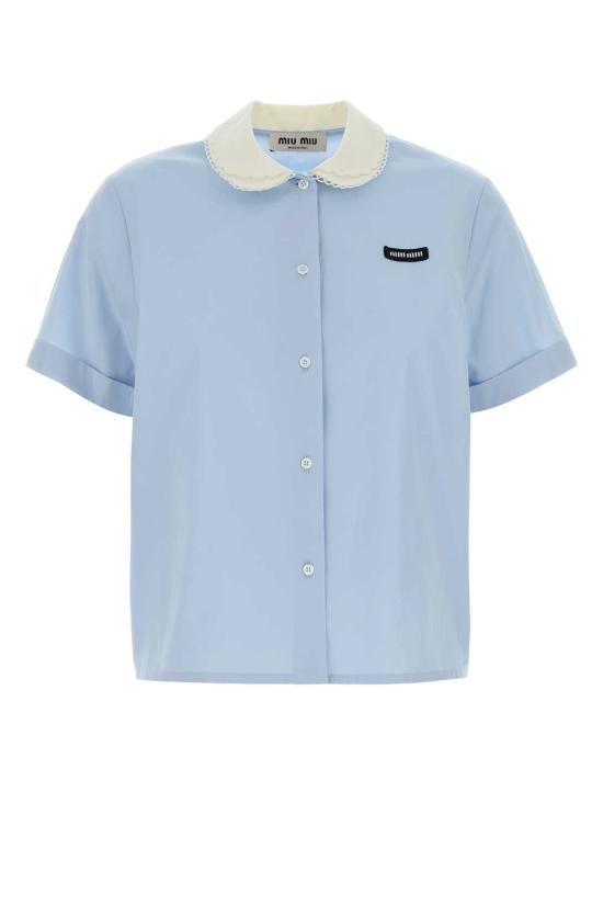 26SS 미우미우 셔츠 MK2020SOOO10IV F0013 LIGHT BLUE