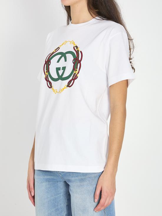 26SS 구찌 반팔 티셔츠 837959XJHMY 9081 WHITE - GUCCI