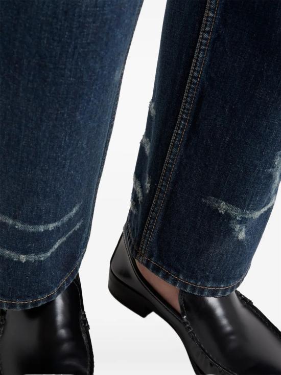 25FW 프라다 스트레이트 팬츠 GFP5361631 F0008 BLUE - PRADA