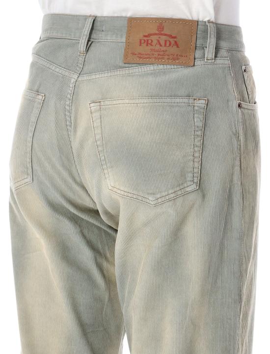 25FW 프라다 스트레이트 팬츠 GEP358166E F0V3N LIGHT BLUE - PRADA