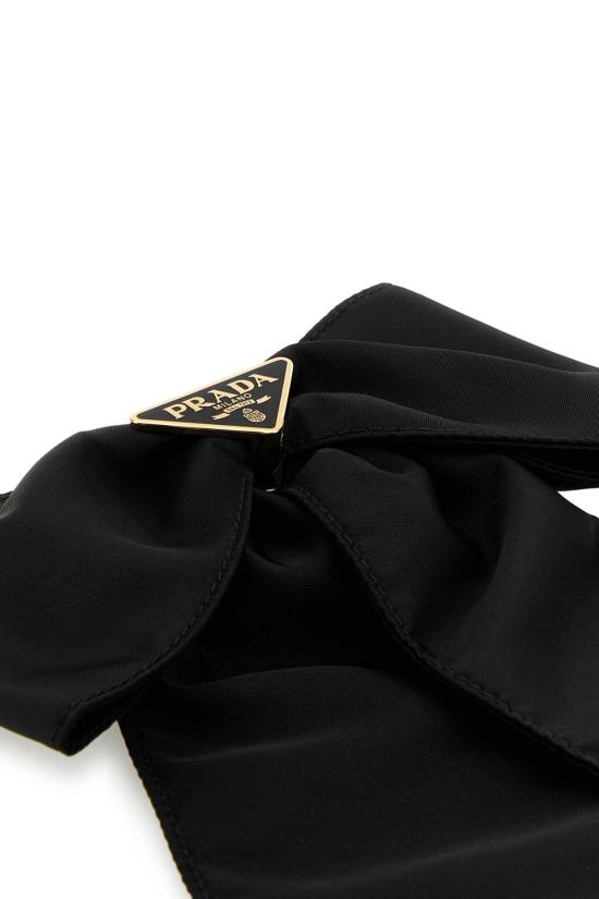 25FW 프라다 헤어 액세서리 1IF1632DMI F0632 NERO 1 - PRADA