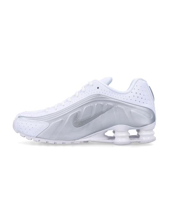 26SS 나이키 샥스 R4 스니커즈 HQ1988 101 WHITE METALLIC SILVER - NIKE