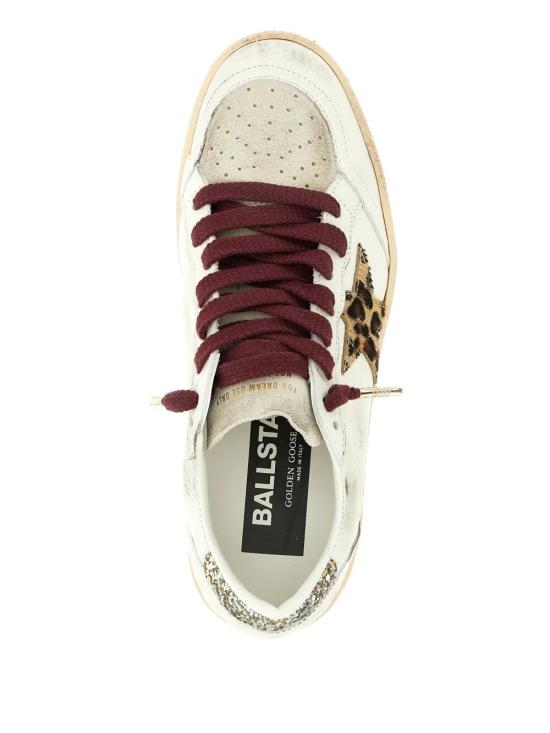 26SS 골든구스 포니 레오파드 스타 볼스타 스니커즈 GWF00117F00806812382098 12382 WHITE - GOLDEN GOOSE