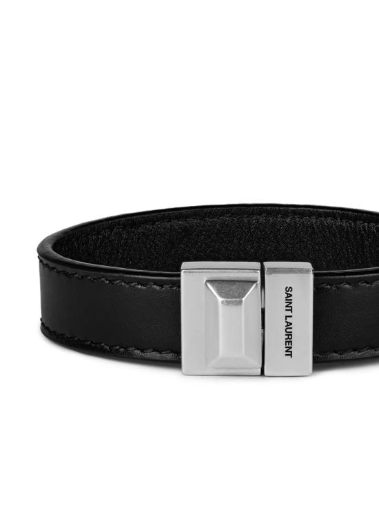 26SS 생로랑 브레이슬릿 756749AACJA1000 BLACK - SAINT LAURENT