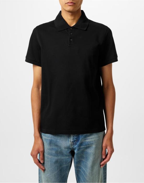 26SS 생로랑 반팔 티셔츠 554052YB20C1000 BLACK - SAINT LAURENT