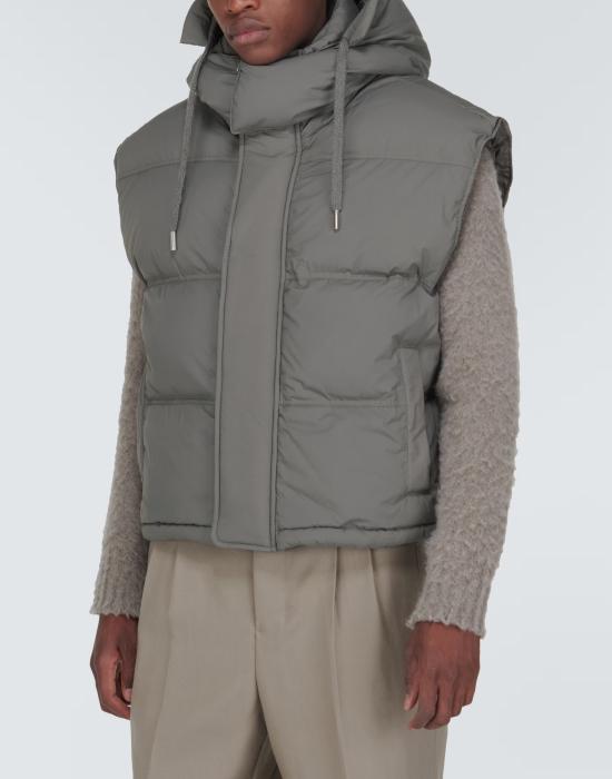 25FW 아미 패딩 조끼 UJK702PA0009087 GREY - AMI