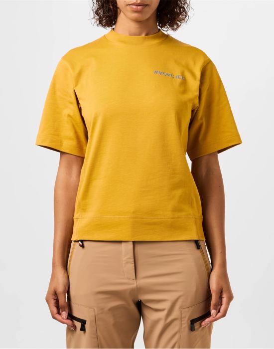 26SS 몽클레어 반팔 티셔츠 J20988C0000483927123 YELLOW - MONCLER