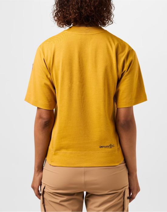 26SS 몽클레어 반팔 티셔츠 J20988C0000483927123 YELLOW - MONCLER