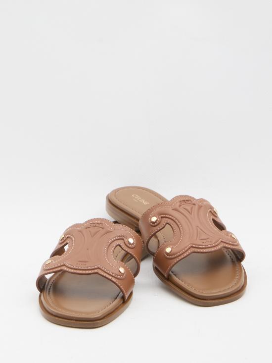 26SS 셀린느 마리나 뮬 카프스킨 364783767C 04LU BROWN - CELINE