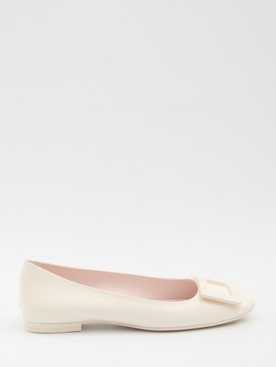 26SS 로저비비에 U 룩 발레리나 플랫 RVW66834910D1P C019 CREAM