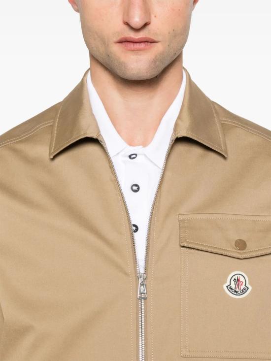 26SS 몽클레어 긴팔 셔츠 L10912F0002357448 248 BEIGE - MONCLER