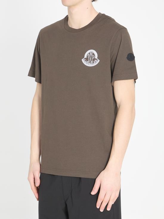 26SS 몽클레어 반팔 티셔츠 L10918C0002089AYW 258 GREY - MONCLER