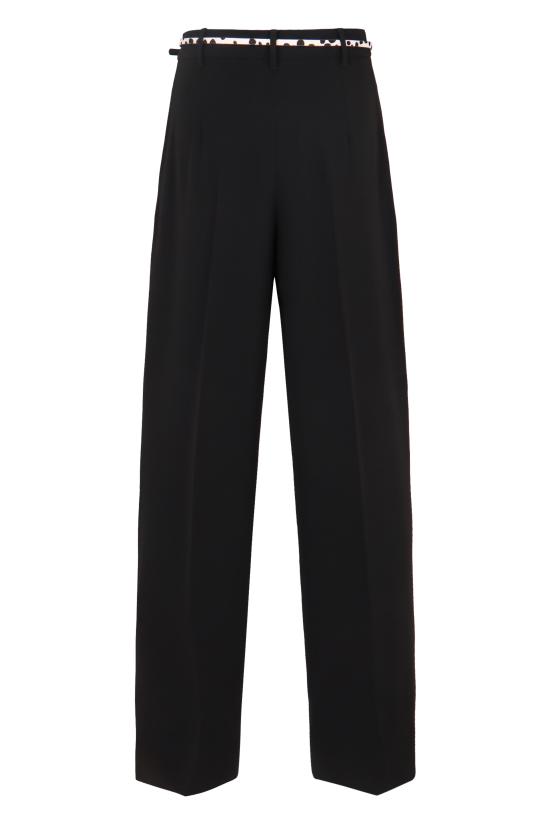 26SS 막스마라 스튜디오 스트레이트 팬츠 MSTCORVINO2616131015600001 black - MAX MARA STUDIO