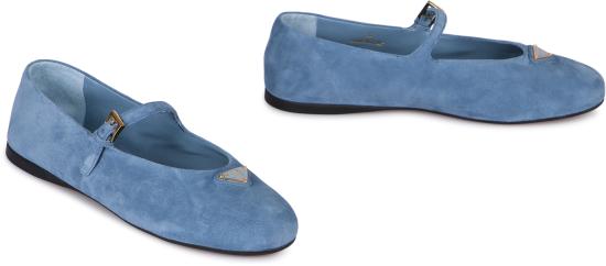 26SS 프라다 플랫 슈즈 1F793NF005008F0637 blue - PRADA