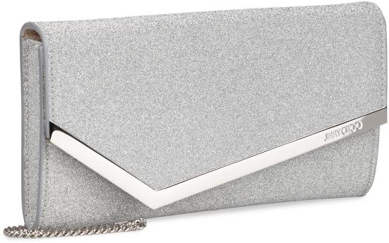  지미추 클러치/파우치 EMMIEIGTSILVER silver - JIMMY CHOO