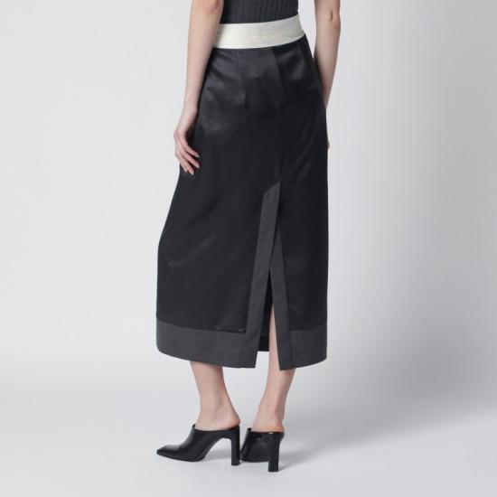 26SS 로에 롱 스커트 41832067WO 021 GREY - ROHE