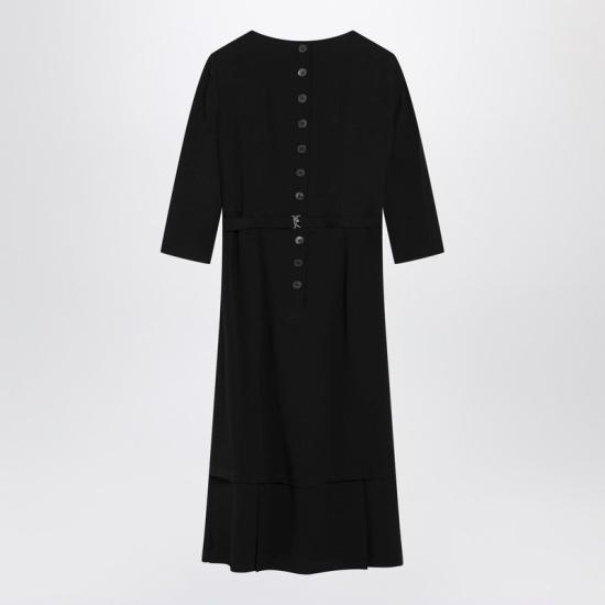 26SS 프라다 미디 원피스 P3R31ROOO19EE F0002 BLACK - PRADA