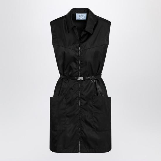 26SS 프라다 미디 원피스 230745OOO1WQ8 F0002 BLACK