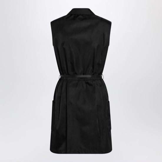 26SS 프라다 미디 원피스 230745OOO1WQ8 F0002 BLACK - PRADA