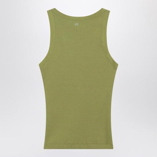 26SS 아미 코튼 ADC 탱크탑 FTP811JE0117 A035 GREEN - AMI