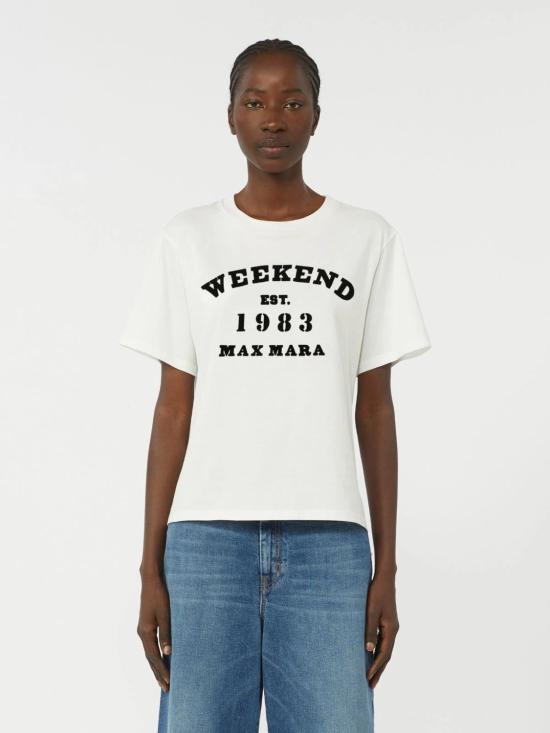 26SS 위켄드막스마라 반팔 티셔츠 2615971051600006 WHITE - WEEKEND MAX MARA